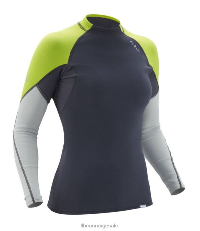 kvinner nrs hydroskin 0,5mm skjorte 24VDH4084 L.L.Bean vannsport mørk skygge