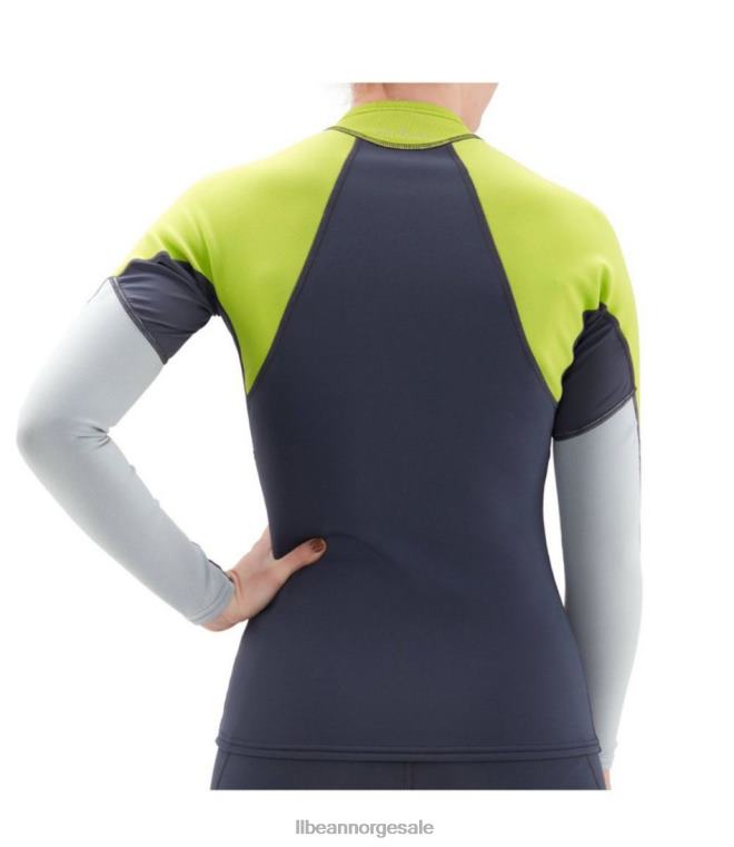kvinner nrs hydroskin 0,5mm skjorte 24VDH4084 L.L.Bean vannsport mørk skygge
