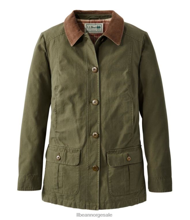 kvinner adirondack låvefrakk 24VDH3597 L.L.Bean yttertøy loden