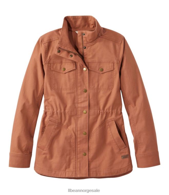 kvinner beanflex bruksjakke 24VDH6529 L.L.Bean yttertøy kobberbrun