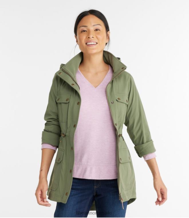 kvinner grenseløs softshell-jakke 24VDH6043 L.L.Bean yttertøy midnatt svart