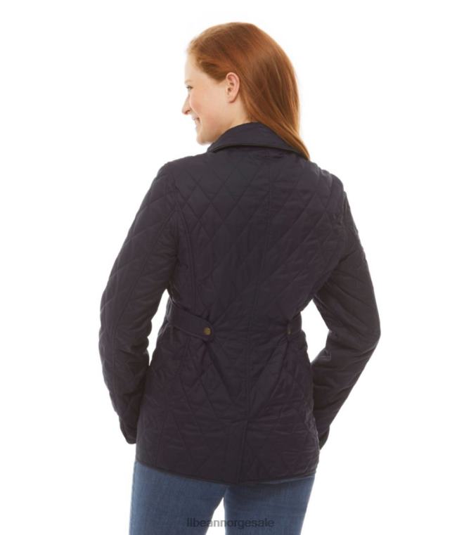kvinner vattert ridejakke 24VDH7048 L.L.Bean yttertøy cayenne