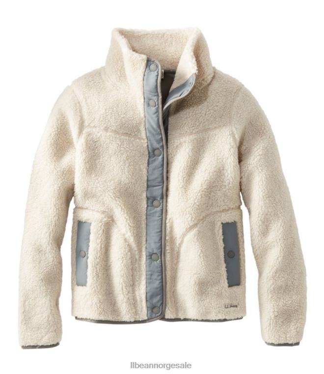 kvinner sherpa fleecejakke 24VDH5067 L.L.Bean yttertøy kleberstein