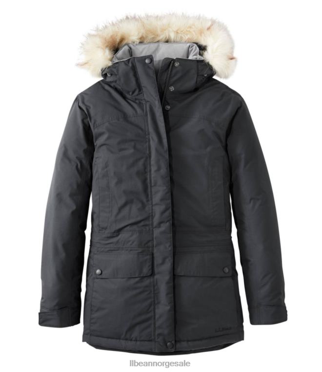 kvinner baxter state parka 24VDH3680 L.L.Bean yttertøy svart