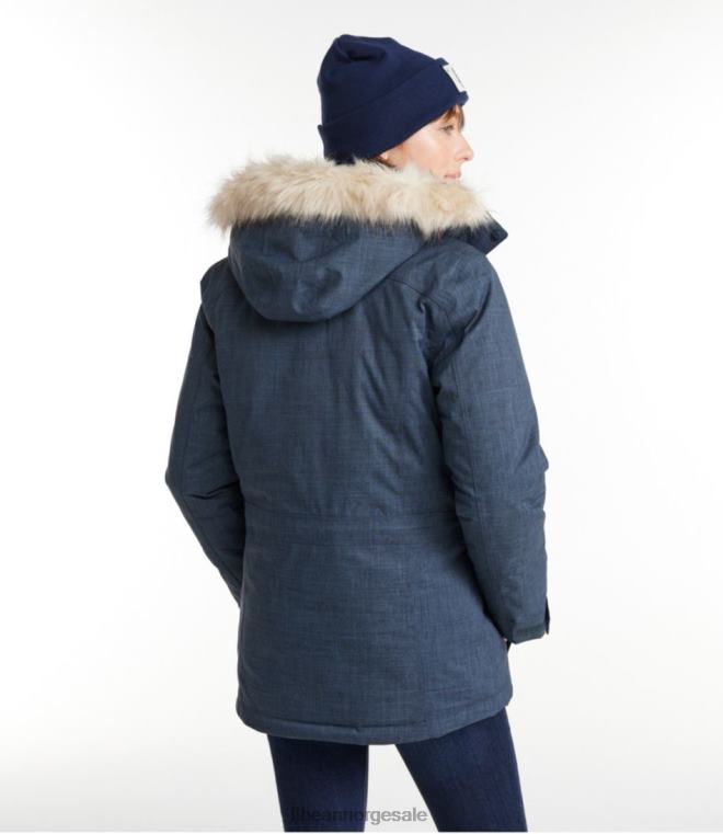 kvinner baxter state parka 24VDH6073 L.L.Bean yttertøy marine lyng