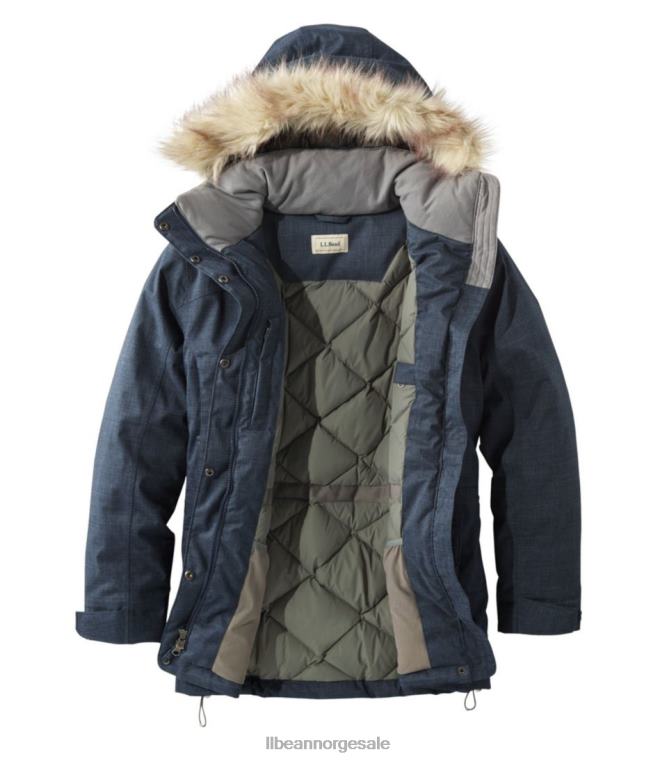 kvinner baxter state parka 24VDH6073 L.L.Bean yttertøy marine lyng