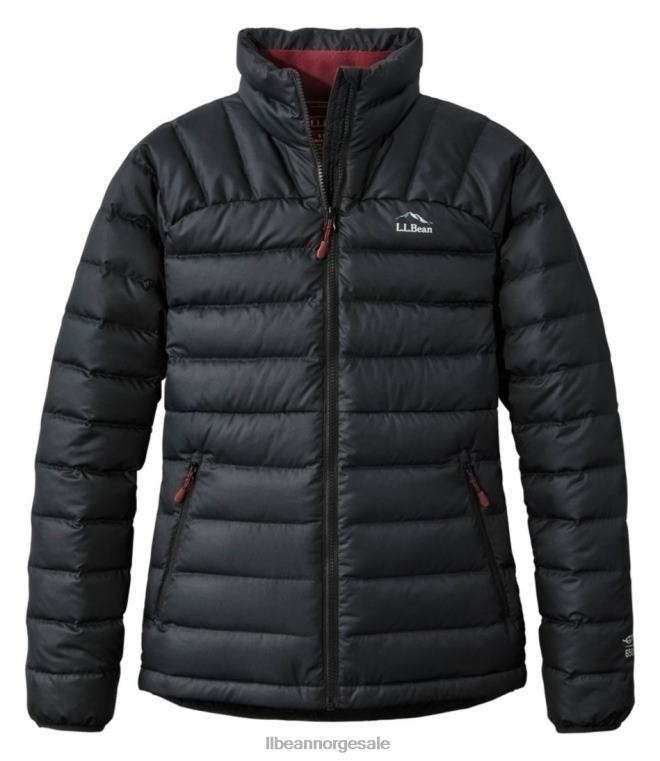 kvinner dunjakke 24VDH3642 L.L.Bean yttertøy svart