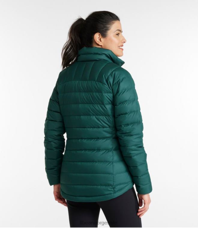 kvinner dunjakke 24VDH879 L.L.Bean yttertøy mørk marinblå