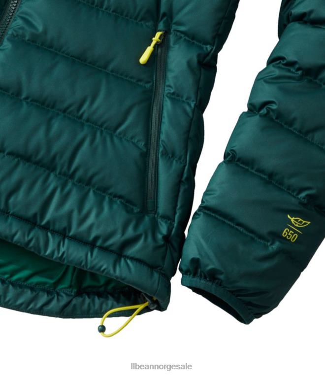 kvinner dunjakke 24VDH879 L.L.Bean yttertøy mørk marinblå