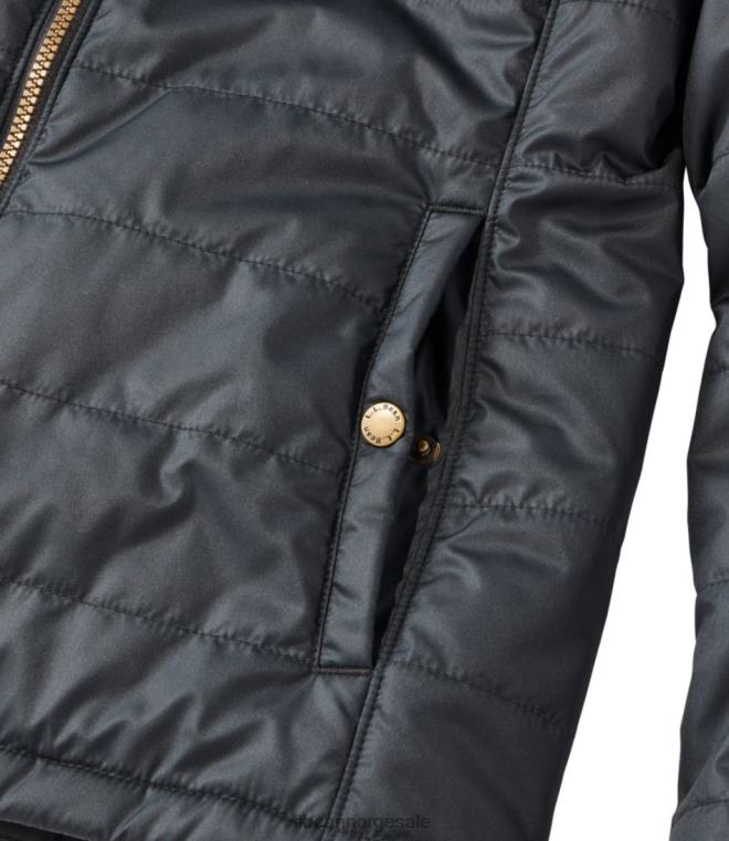 kvinner fjell klassisk pufferjakke 24VDH5087 L.L.Bean yttertøy gunmetall grå