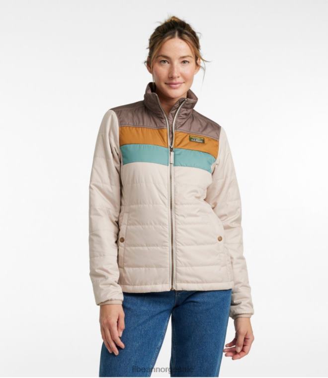 kvinner fjell klassisk pufferjakke 24VDH6665 L.L.Bean yttertøy dyp turkis/havblågrønn