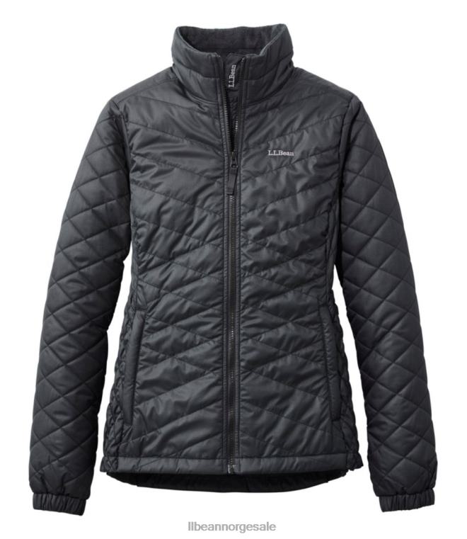 kvinner fleecefôret primaloft jakke 24VDH6032 L.L.Bean yttertøy svart