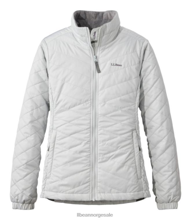 kvinner fleecefôret primaloft jakke 24VDH7051 L.L.Bean yttertøy sølvmåne