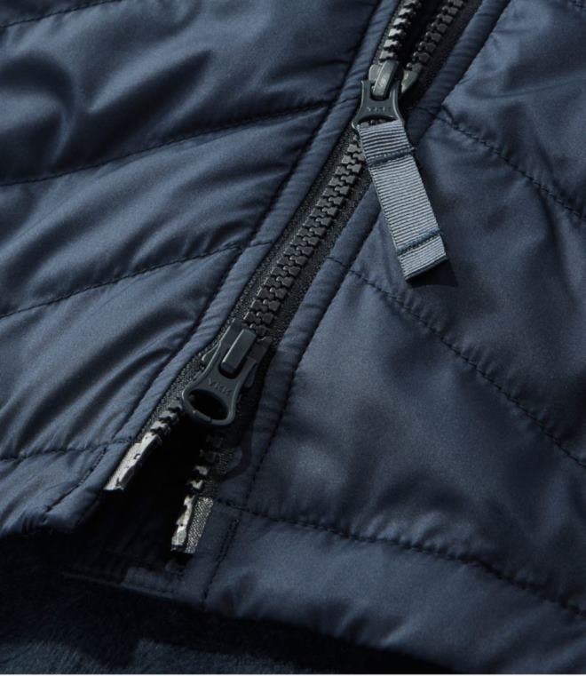 kvinner fleeceforet primaloft-frakk 24VDH3607 L.L.Bean yttertøy mineralblått