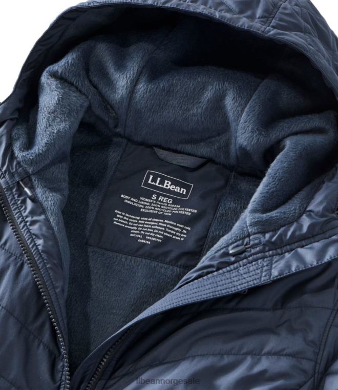 kvinner fleeceforet primaloft-frakk 24VDH841 L.L.Bean yttertøy burgunder