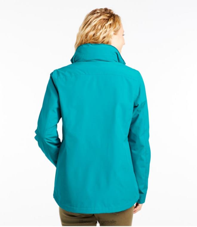 kvinner genser fleece 3-i-1 jakke 24VDH840 L.L.Bean yttertøy rustoransje/mørk russet