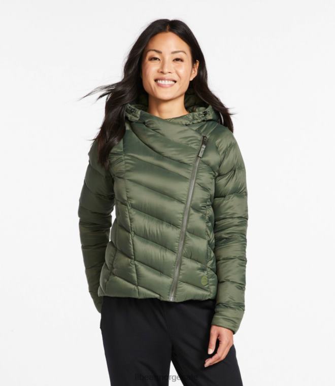 kvinner grenseløs dunjakke 24VDH5084 L.L.Bean yttertøy strandsand