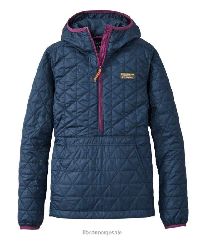 kvinner katahdin isolert genser 24VDH5089 L.L.Bean yttertøy mariner blå