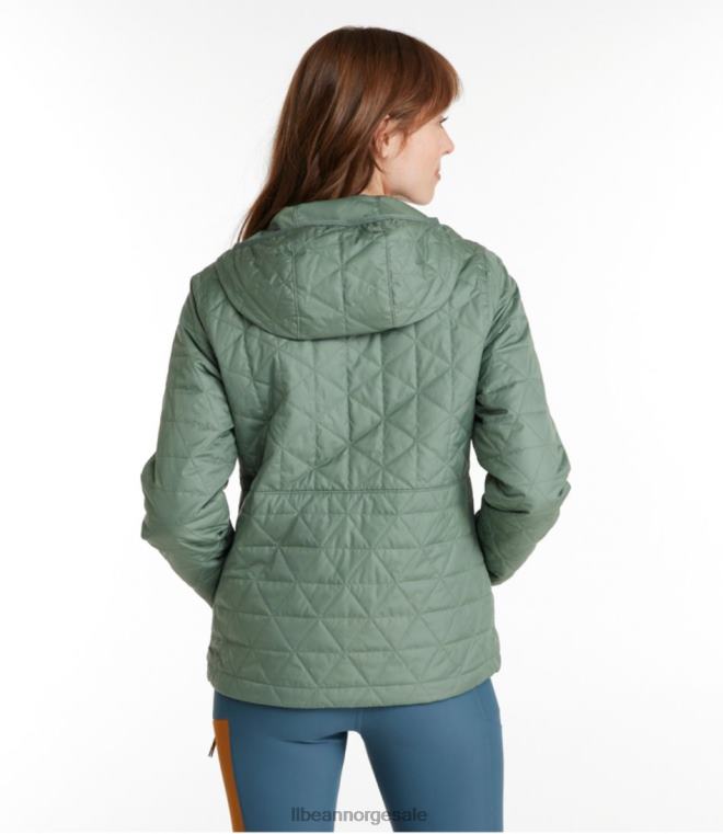 kvinner katahdin isolert genser 24VDH7306 L.L.Bean yttertøy sjøgrønn