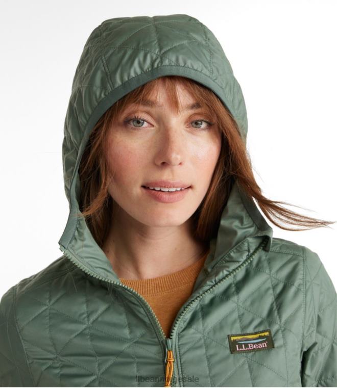 kvinner katahdin isolert genser 24VDH7306 L.L.Bean yttertøy sjøgrønn