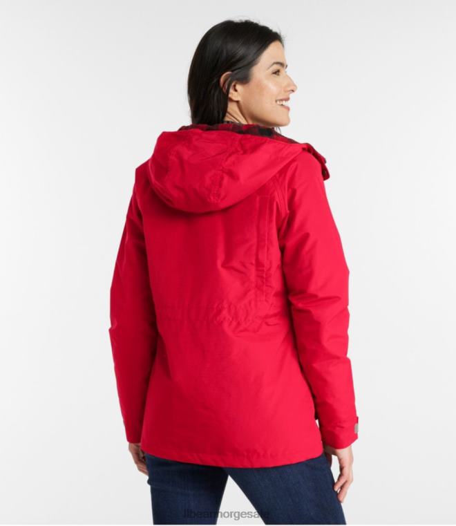 kvinner original Baxter State Parka '82 24VDH3688 L.L.Bean yttertøy storm blå/svartskoggrønn