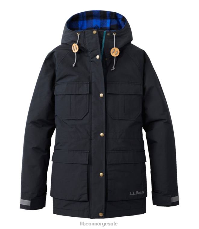 kvinner original Baxter State Parka '82 24VDH6075 L.L.Bean yttertøy midnatt svart