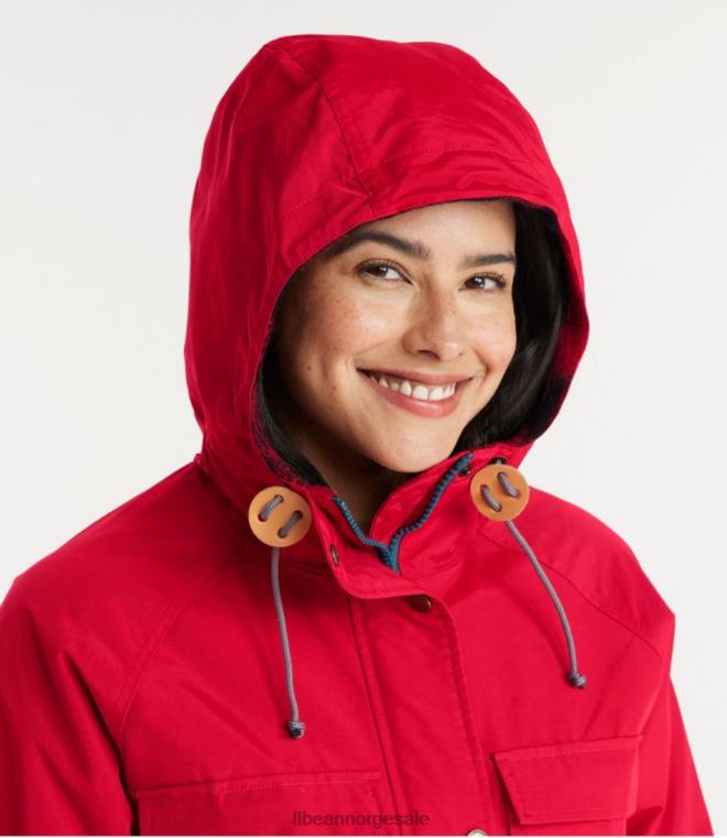 kvinner original Baxter State Parka '82 24VDH927 L.L.Bean yttertøy mørkerød