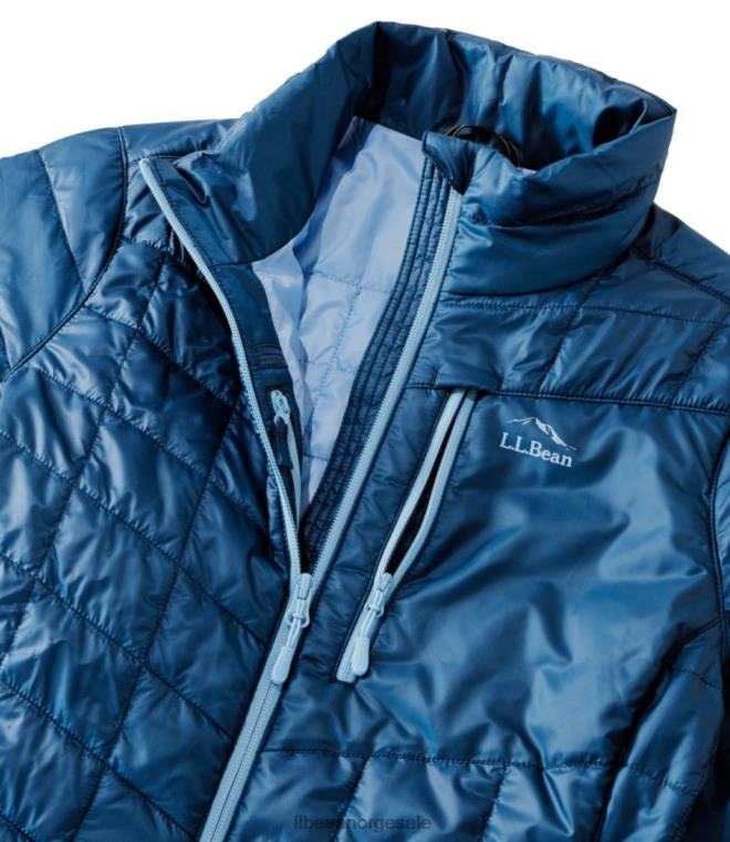 kvinner primaloft pakkejakke 24VDH5069 L.L.Bean yttertøy mørk marinblå