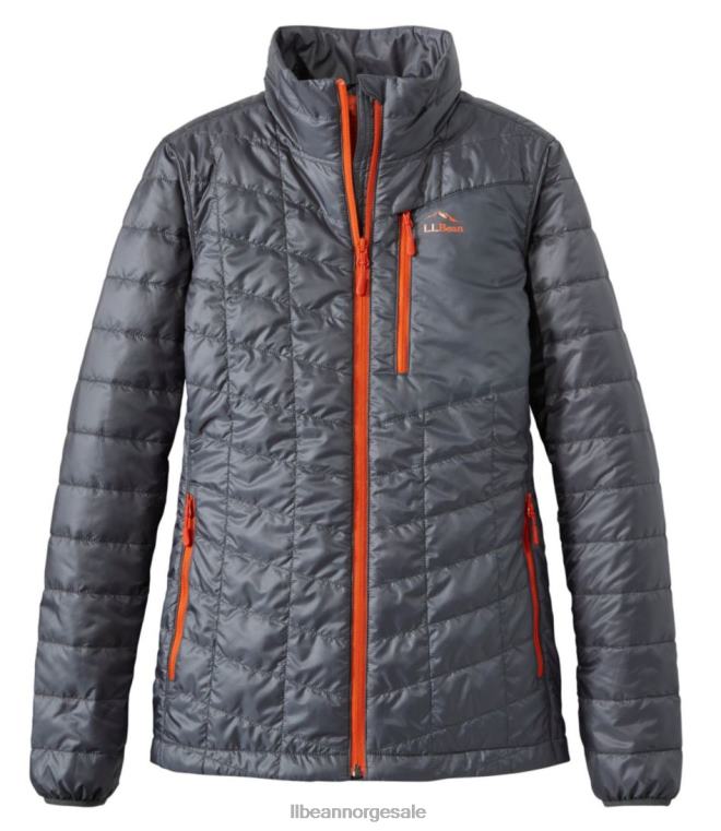 kvinner primaloft pakkejakke 24VDH6660 L.L.Bean yttertøy gunmetall grå