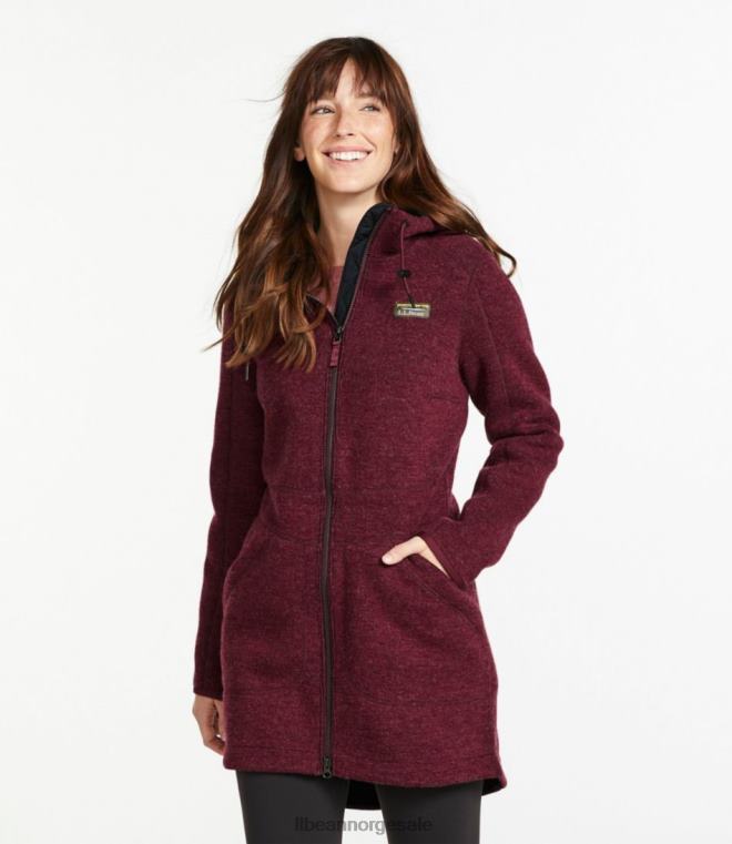 kvinner ulltekåpe 24VDH3622 L.L.Bean yttertøy kulllyng