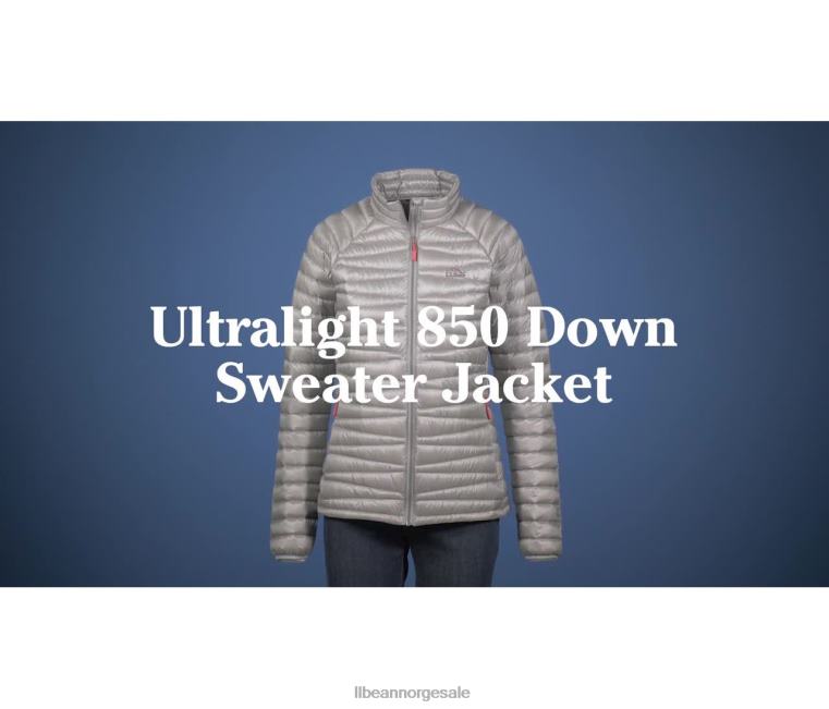 kvinner ultralett 850 dungenser 24VDH853 L.L.Bean yttertøy falmet jade