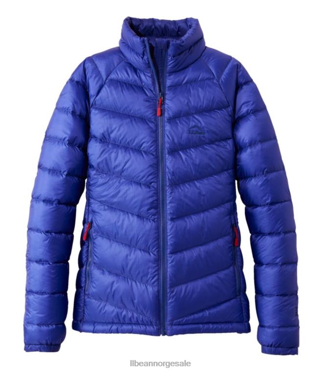 kvinner ultralett 850 dunjakke 24VDH7054 L.L.Bean yttertøy lys safir