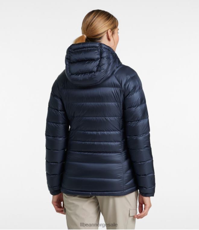 kvinner ultralett 850 dunjakke med hette 24VDH3608 L.L.Bean yttertøy felt gull