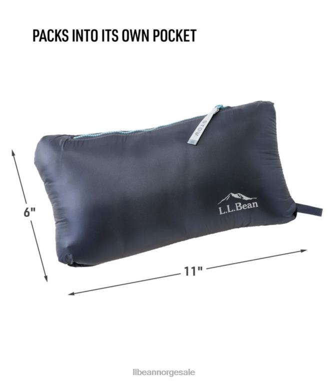 kvinner ultralett 850 dunjakke med hette 24VDH5080 L.L.Bean yttertøy karbon marine