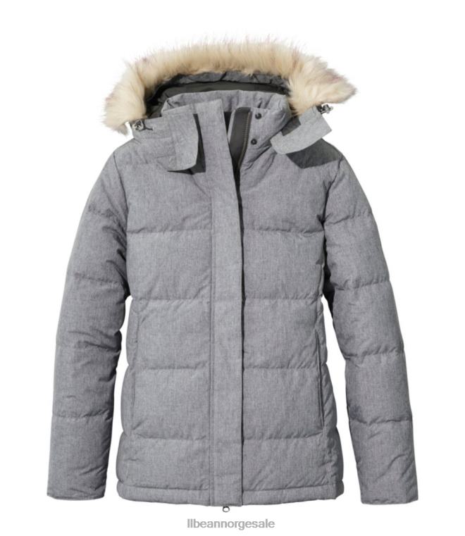 kvinner ultravarm jakke 24VDH910 L.L.Bean yttertøy grafittlyng