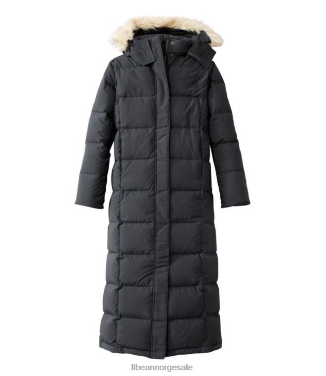 kvinner ultravarm pels 24VDH3692 L.L.Bean yttertøy svart