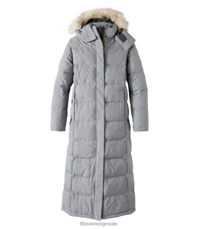 kvinner ultravarm pels 24VDH934 L.L.Bean yttertøy grafittlyng