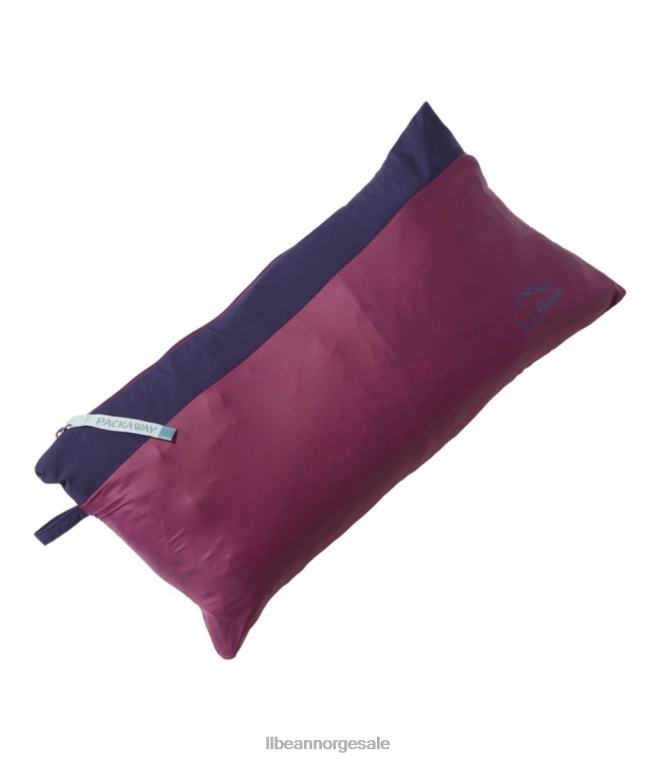 kvinner vanntett primaloft packaway jakke 24VDH3625 L.L.Bean yttertøy lilla natt