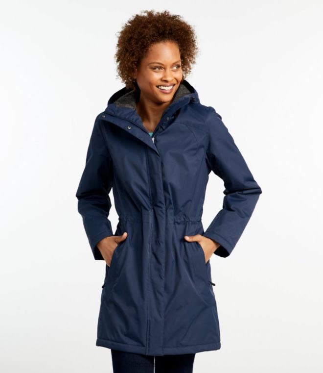 kvinner vinter varmere pels 24VDH6040 L.L.Bean yttertøy stokkand krikkand