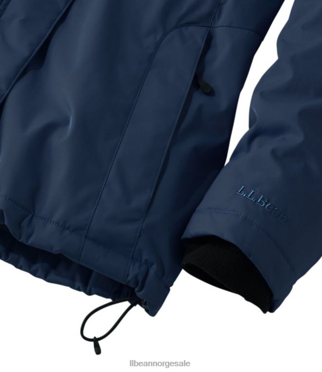 kvinner vintervarmer jakke 24VDH5096 L.L.Bean yttertøy svart/grå
