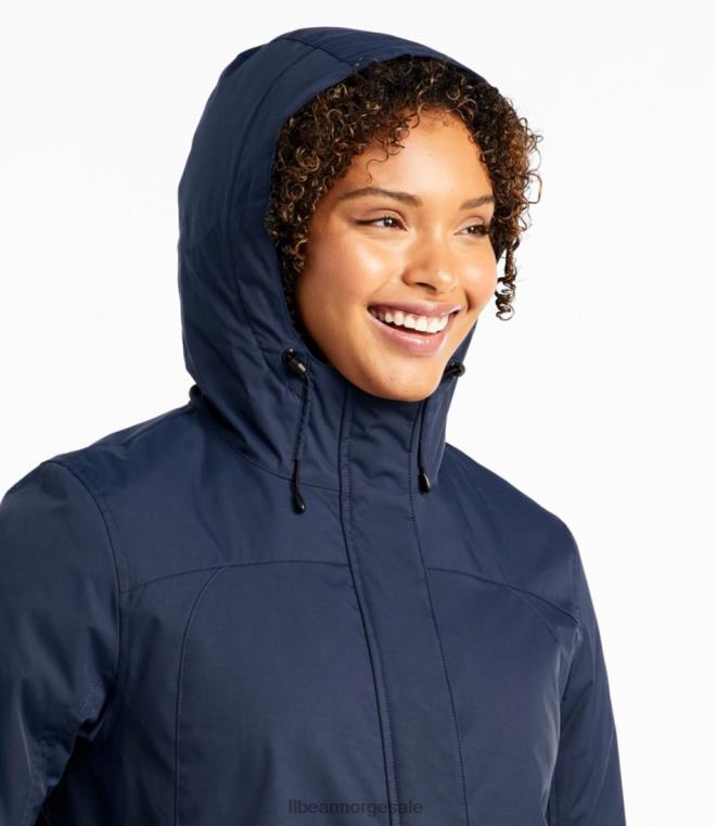 kvinner vintervarmer jakke 24VDH860 L.L.Bean yttertøy nautisk marine