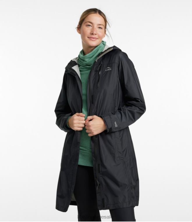 kvinner løypemodell regnfrakk 24VDH855 L.L.Bean yttertøy nautisk marine
