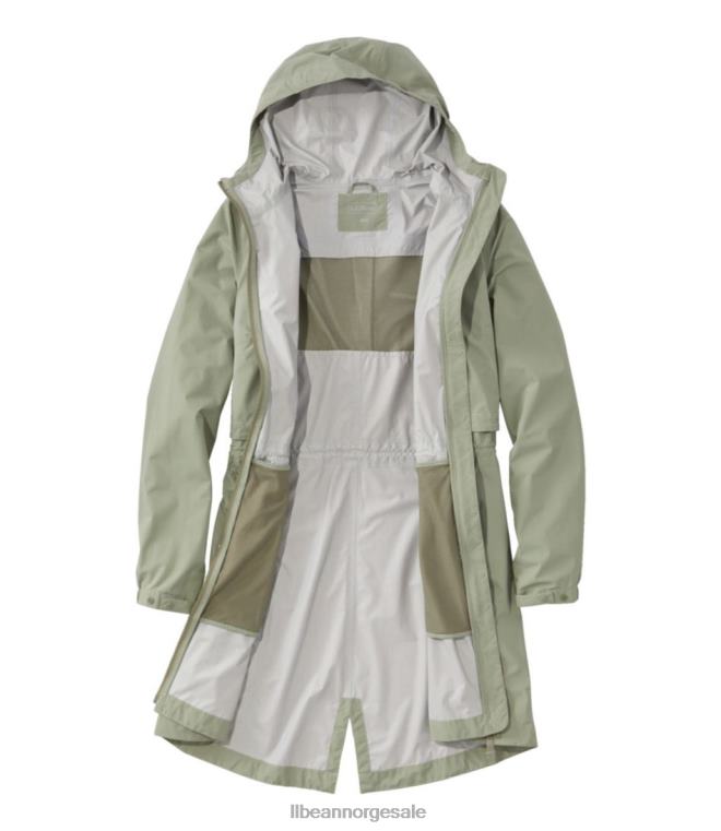 kvinner meridian regnfrakk 24VDH839 L.L.Bean yttertøy lys bronse