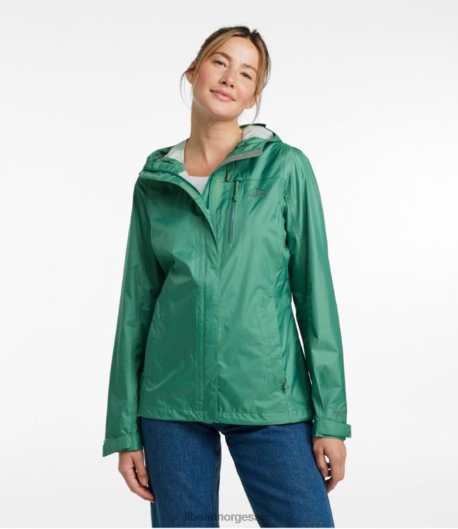 kvinner stimodell regnjakke 24VDH3588 L.L.Bean yttertøy burgunder