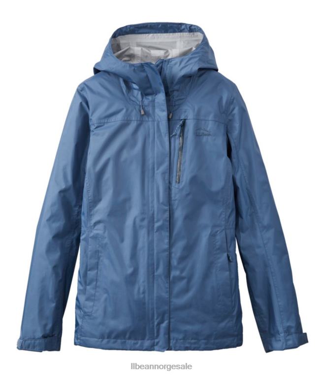 kvinner stimodell regnjakke 24VDH5062 L.L.Bean yttertøy måneskinnsblå