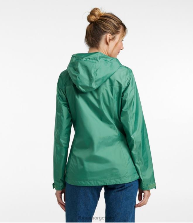 kvinner stimodell regnjakke 24VDH6020 L.L.Bean yttertøy kjølig havblått