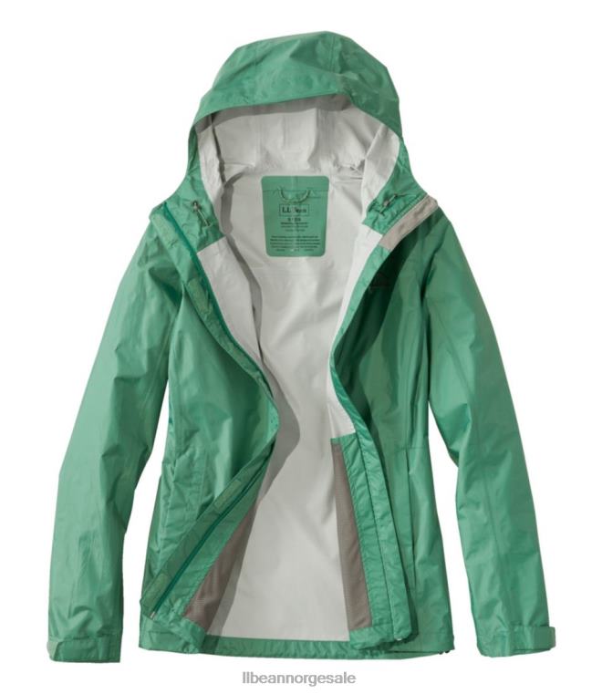 kvinner stimodell regnjakke 24VDH6020 L.L.Bean yttertøy kjølig havblått