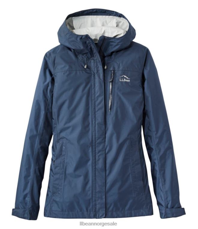 kvinner stimodell regnjakke 24VDH822 L.L.Bean yttertøy nautisk marine