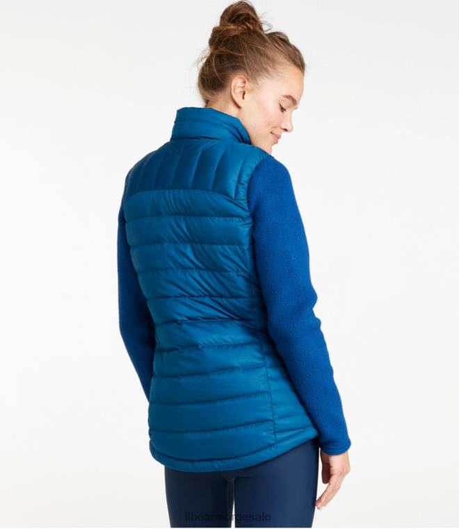 kvinner dunvest 24VDH3643 L.L.Bean yttertøy svart