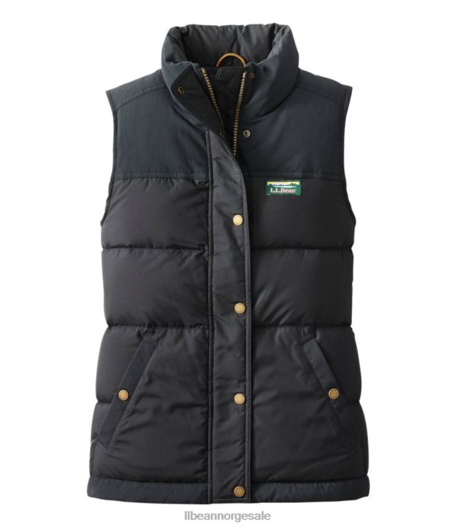kvinner fjell klassisk dunvest 24VDH3652 L.L.Bean yttertøy svart